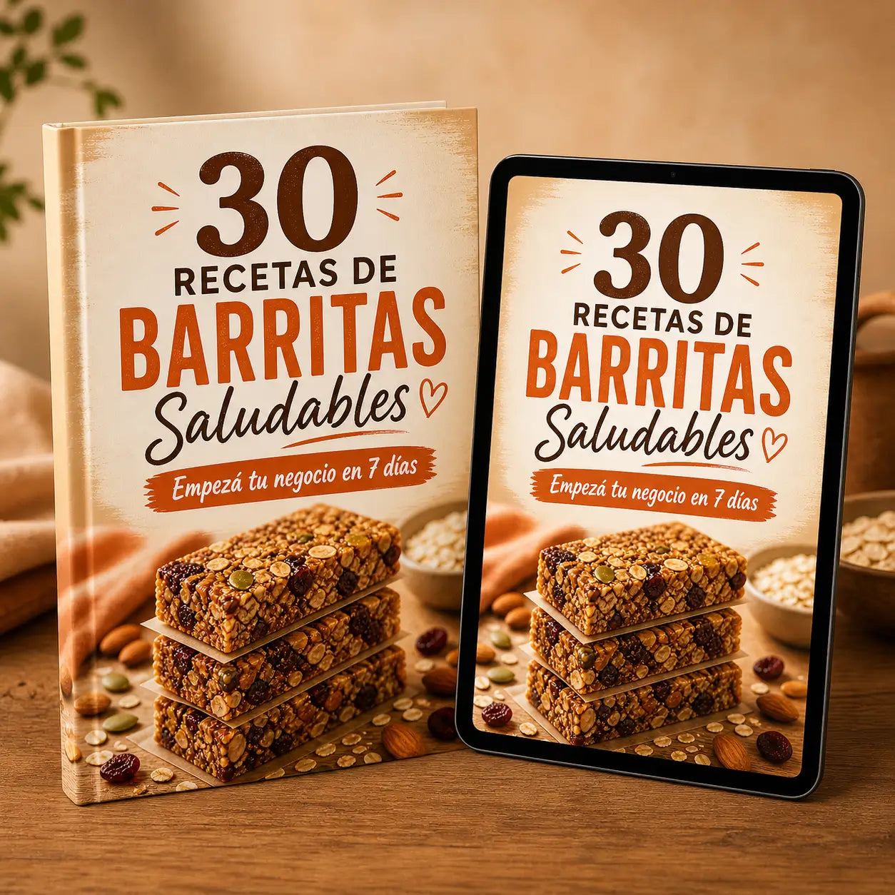 30 RECETAS DE BARRITAS SALUDABLES - Empezá tu negocio en 7 días